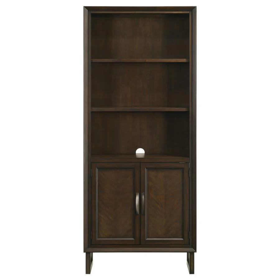 Standard Bookcase - Dark Brown - Funk Metal Works LLC