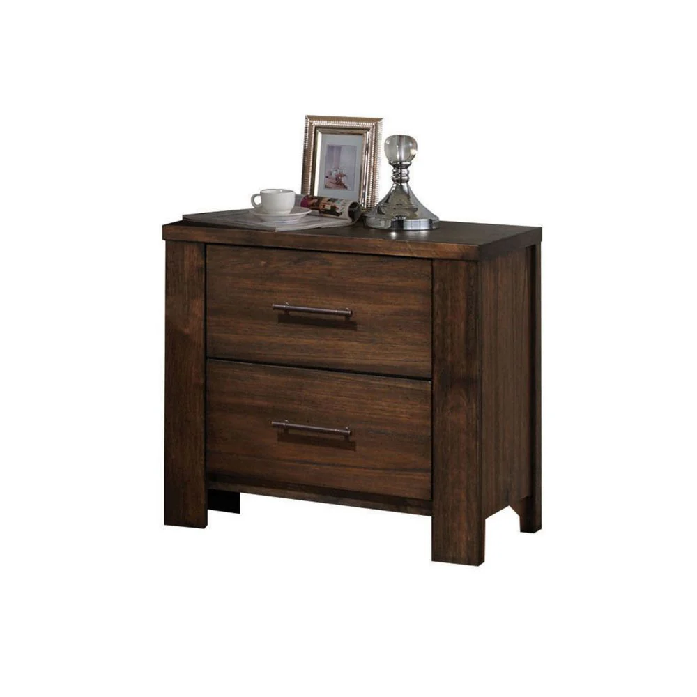 Merrilee - Nightstand - Oak - Funk Metal Works LLC