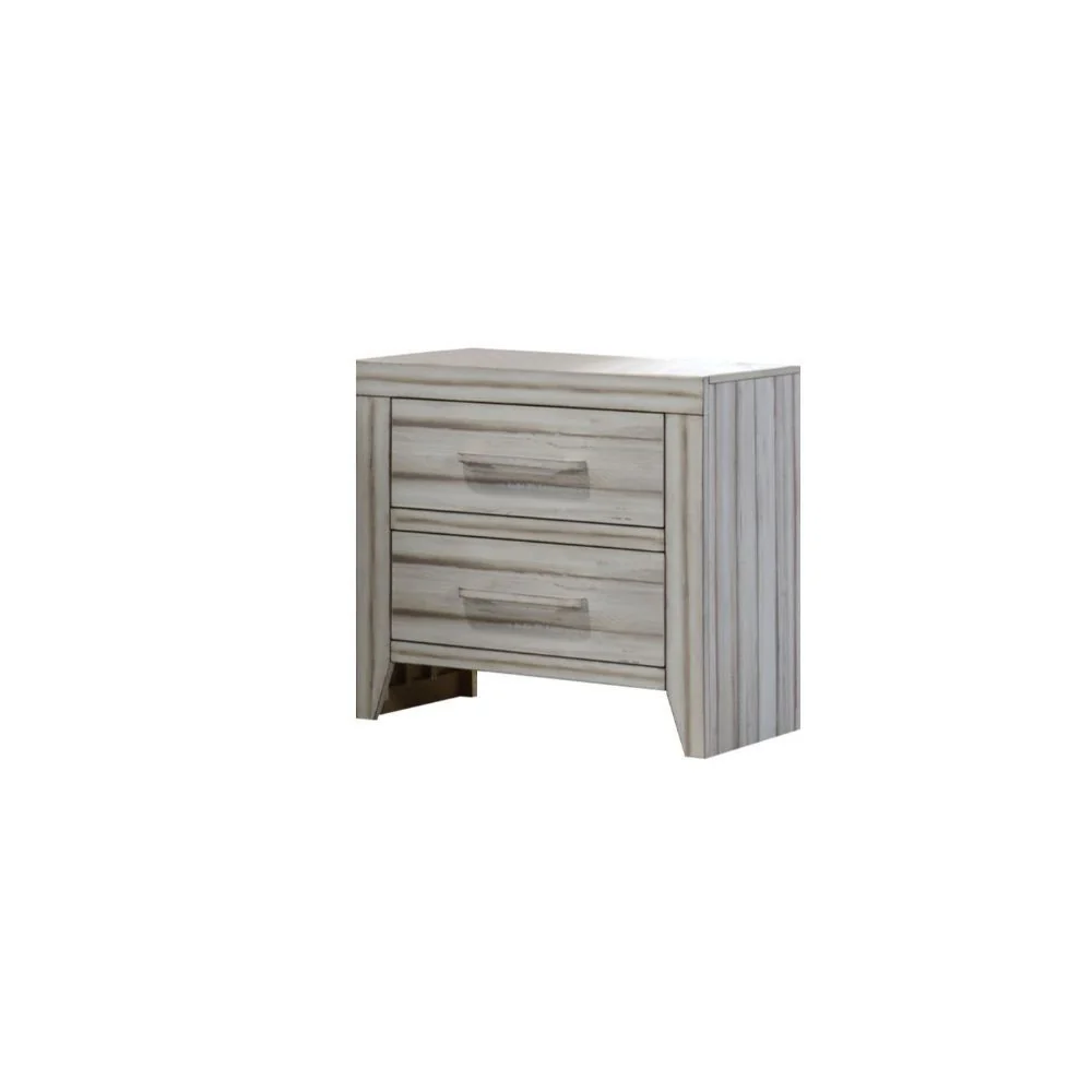 Shayla - Nightstand - Antique White - Funk Metal Works LLC