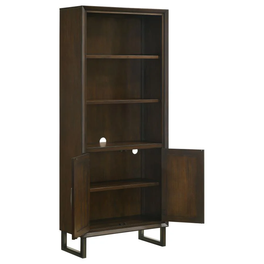 Standard Bookcase - Dark Brown - Funk Metal Works LLC