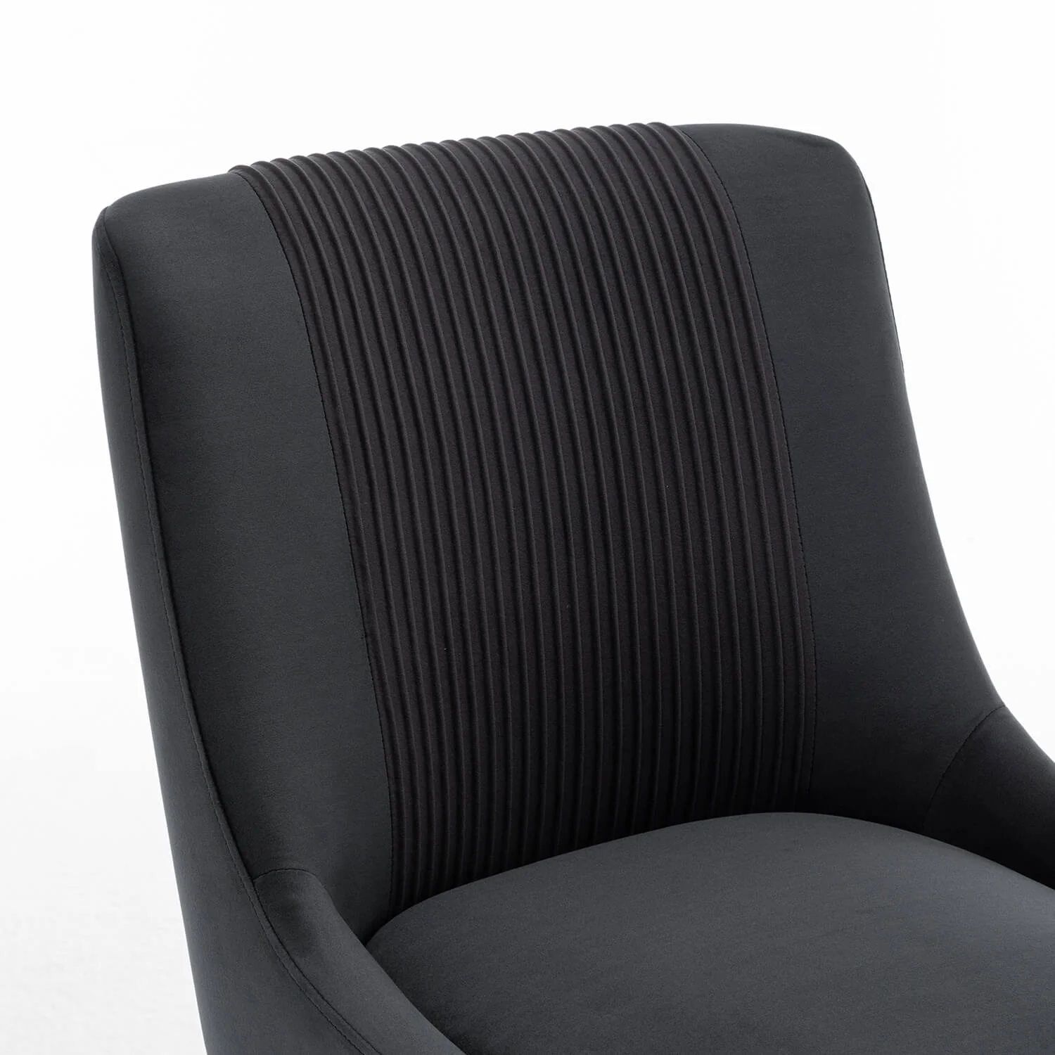 SEYNAR Contempoary Velvet Dining Chair Set of 2/4/6 with Metal Frame Legs and Back Pull - Funk Metal Works LLC