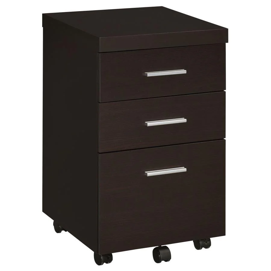 Skylar - 3-drawer Mobile File Cabinet - Funk Metal Works LLC