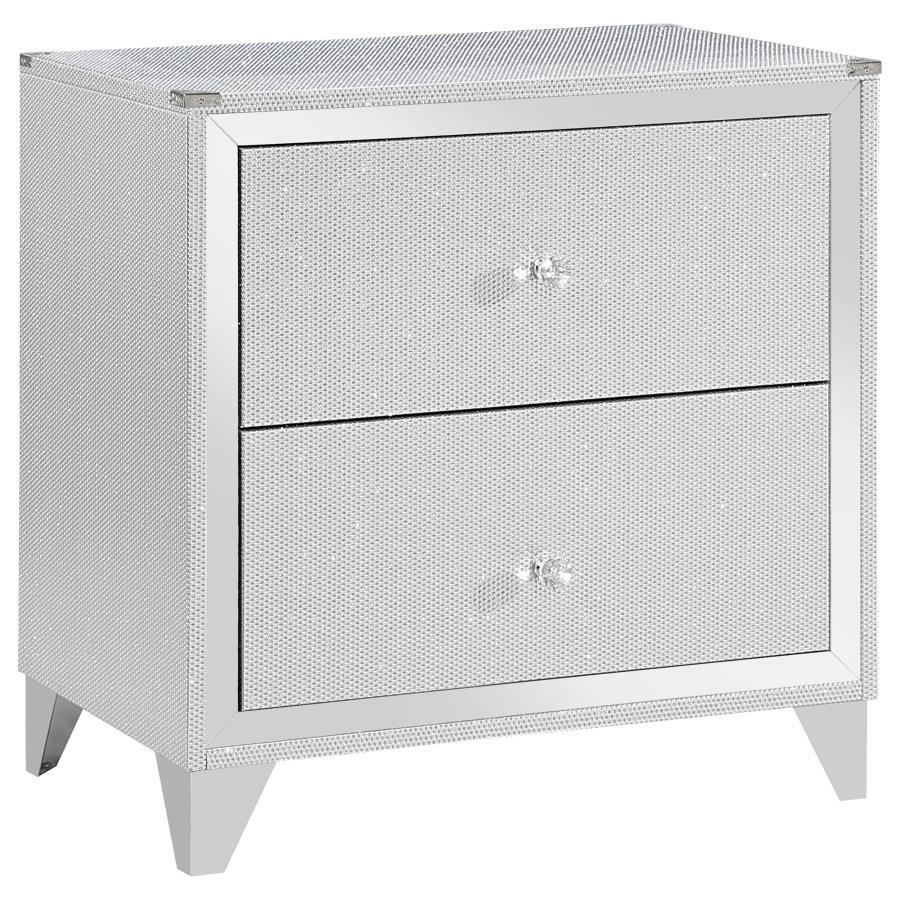 Nightstand - Pearl Silver - Funk Metal Works LLC