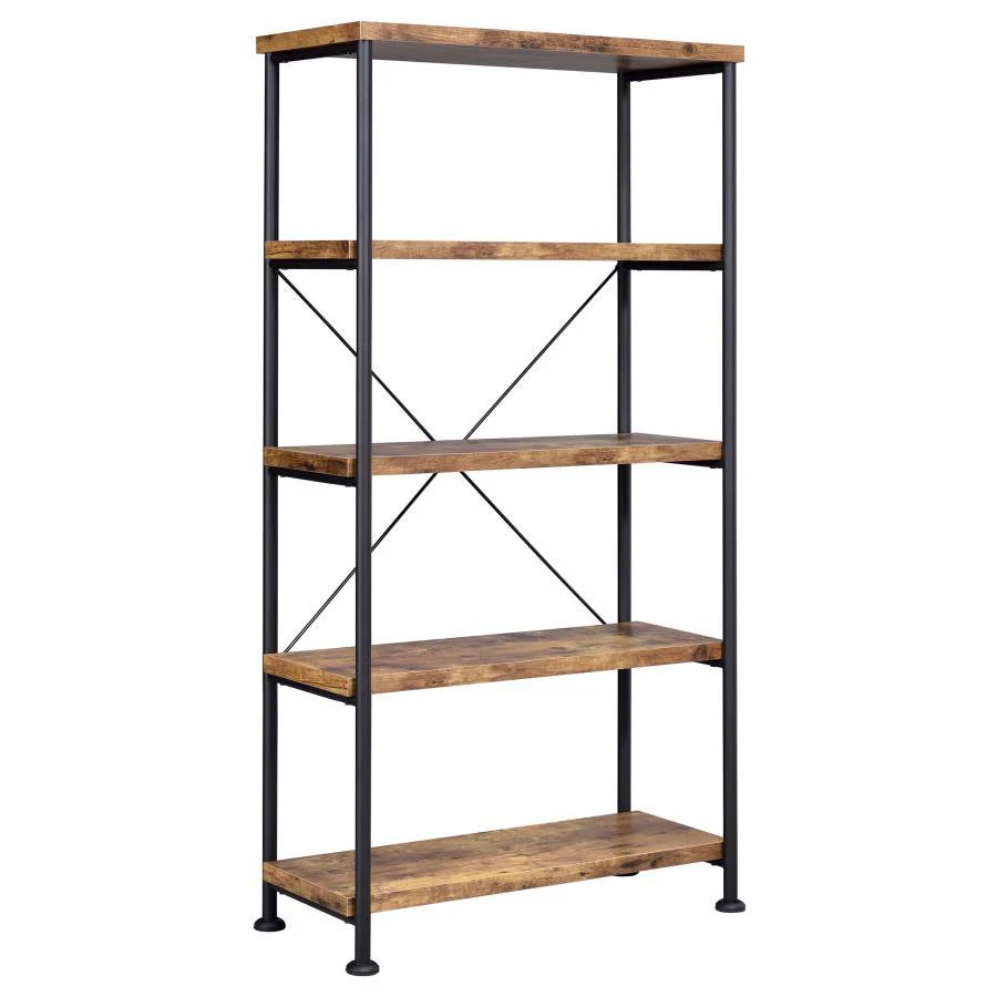 Analiese - 4-shelf Bookcase - Funk Metal Works LLC
