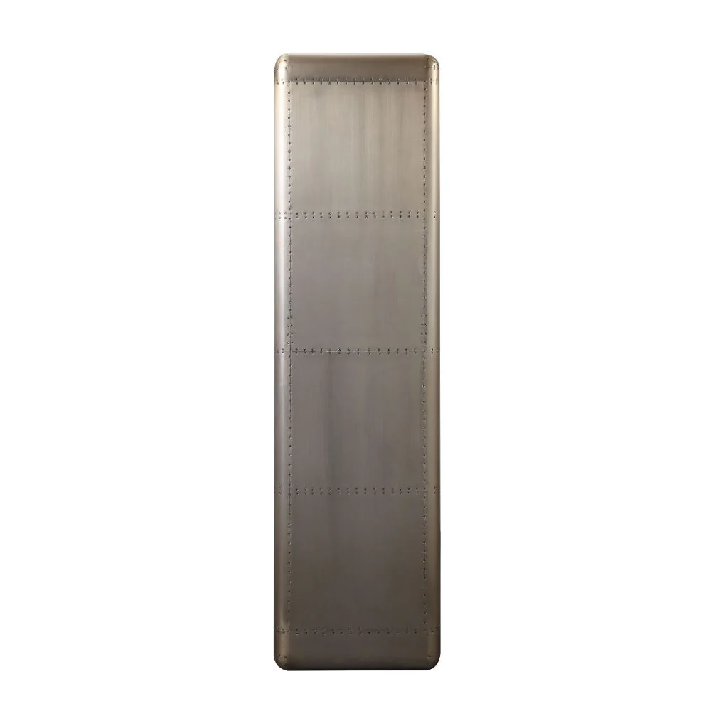 Jennavieve - Bookshelf - Gold Aluminum - Funk Metal Works LLC