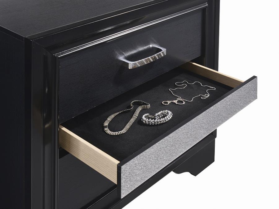 Miranda - 2-drawer Nightstand Tray - Funk Metal Works LLC