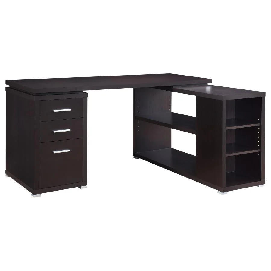 Yvette - L-shape Office Desk - Funk Metal Works LLC