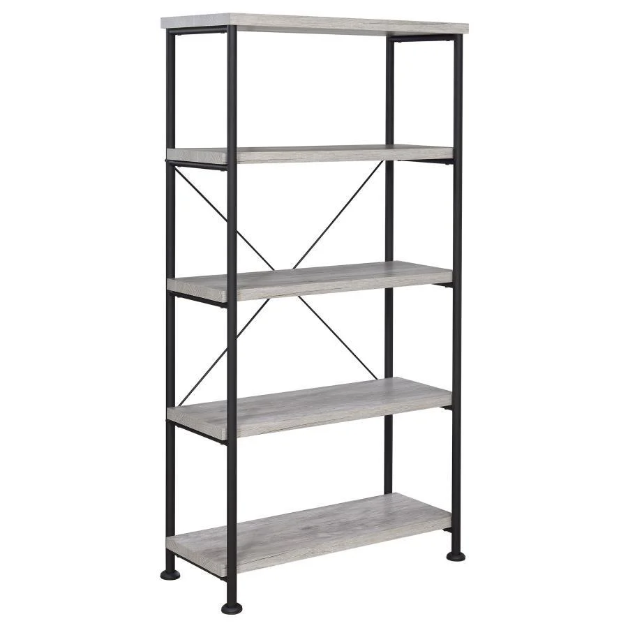 Analiese - 4-shelf Bookcase - Funk Metal Works LLC