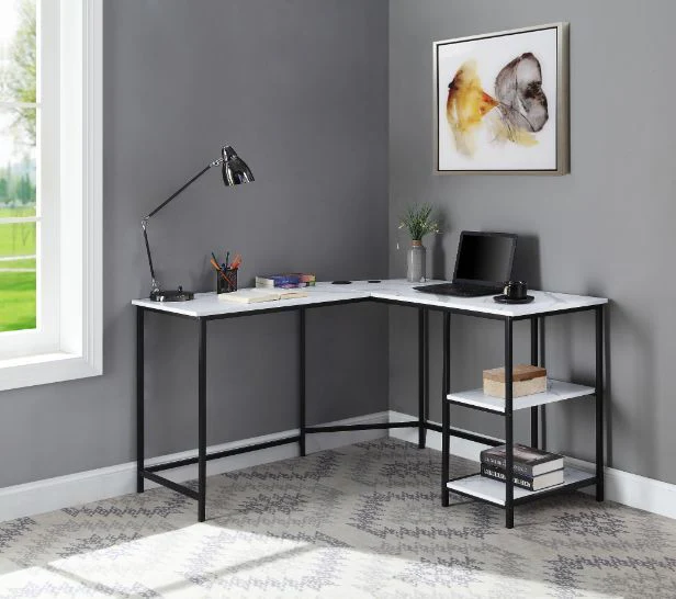Taurus - Built-in USB Port Writing Desk - Funk Metal Works LLC