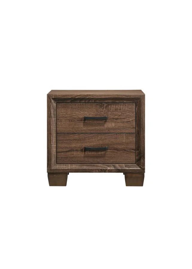 Brandon - Nightstand - Brown - Funk Metal Works LLC