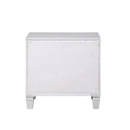 Katia - Nightstand - Rustic Gray & White Finish - Funk Metal Works LLC