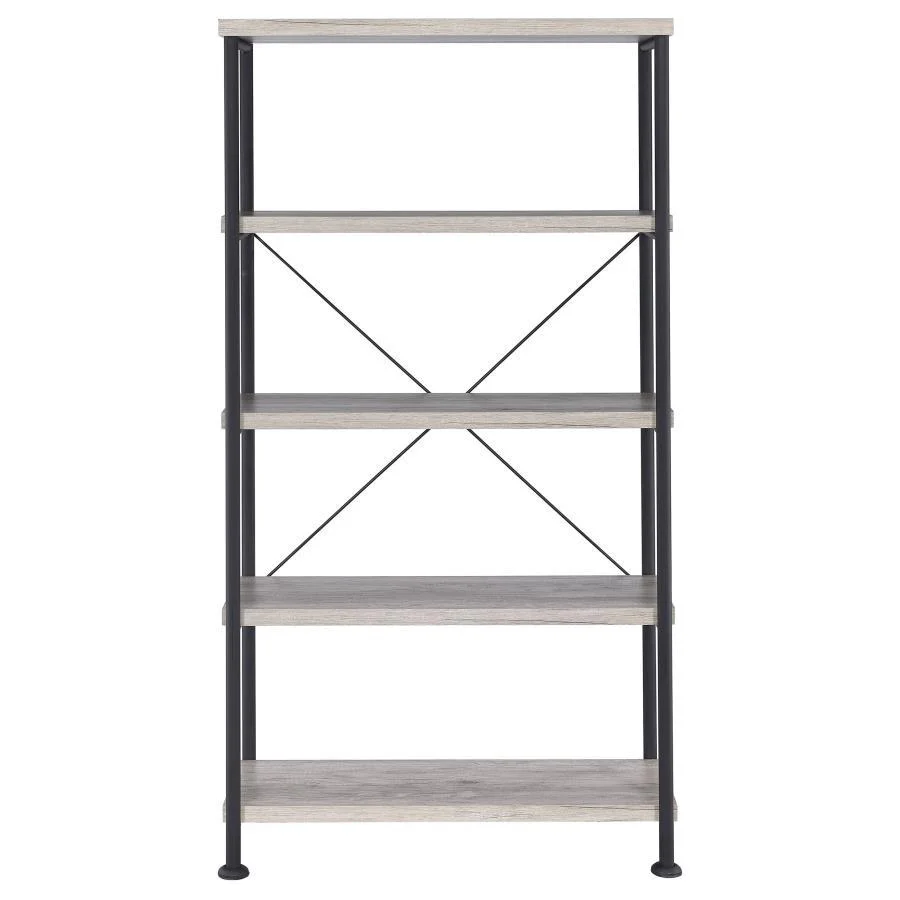 Analiese - 4-shelf Bookcase - Funk Metal Works LLC
