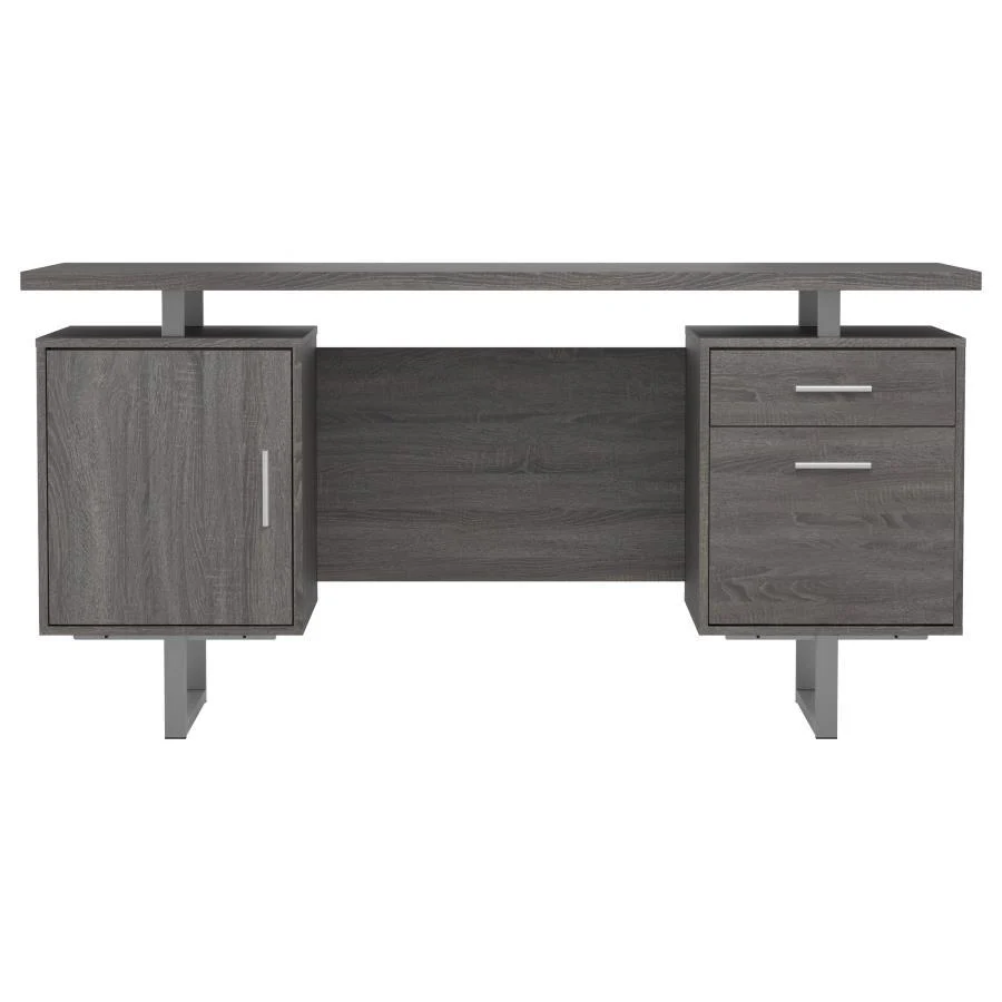 Lawtey - Floating Top Office Desk - Funk Metal Works LLC