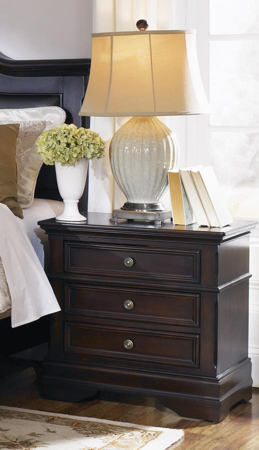 Cambridge - Nightstand - Brown - Funk Metal Works LLC