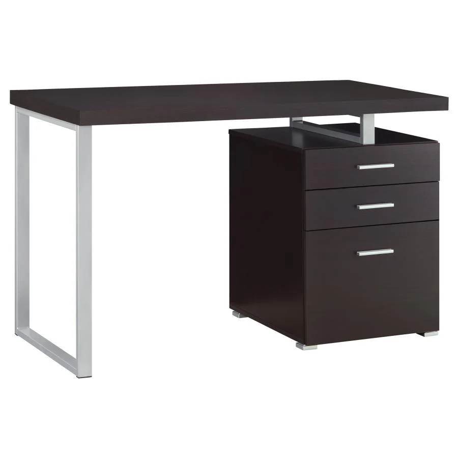Brennan - 3-drawer Office Desk - Funk Metal Works LLC