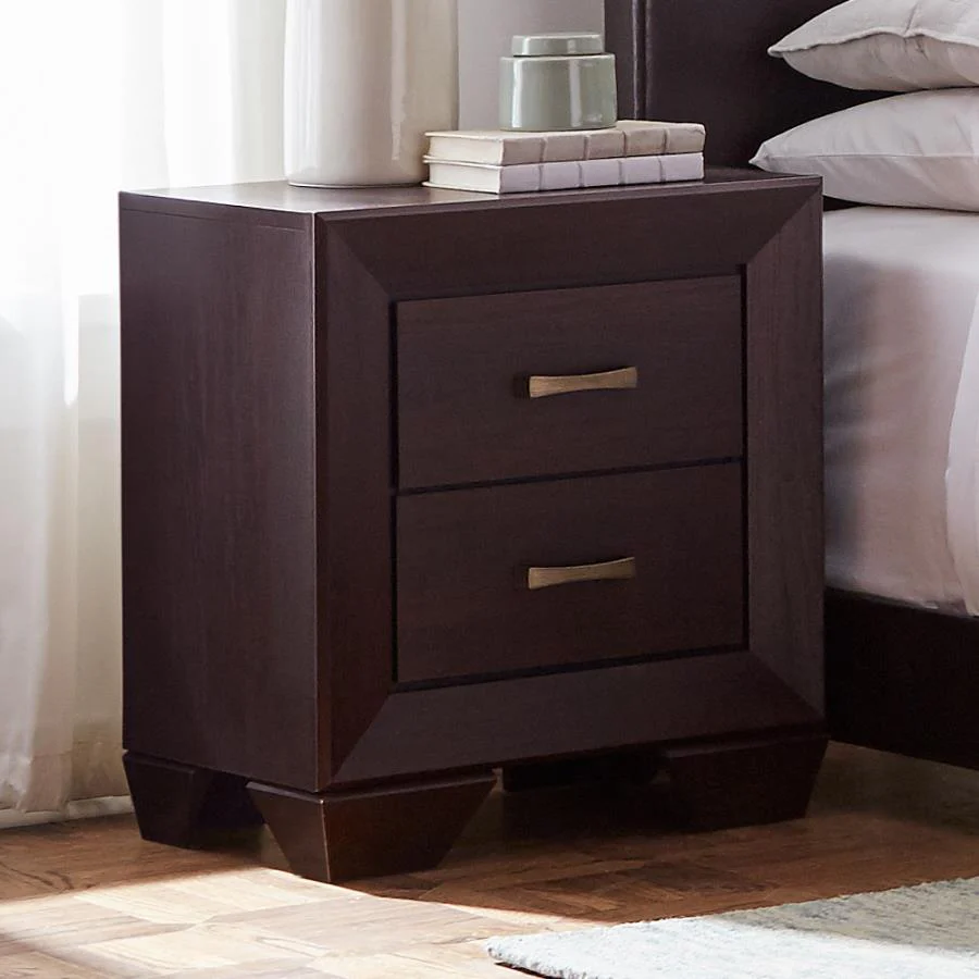 Kauffman - Nightstand - Brown - Funk Metal Works LLC