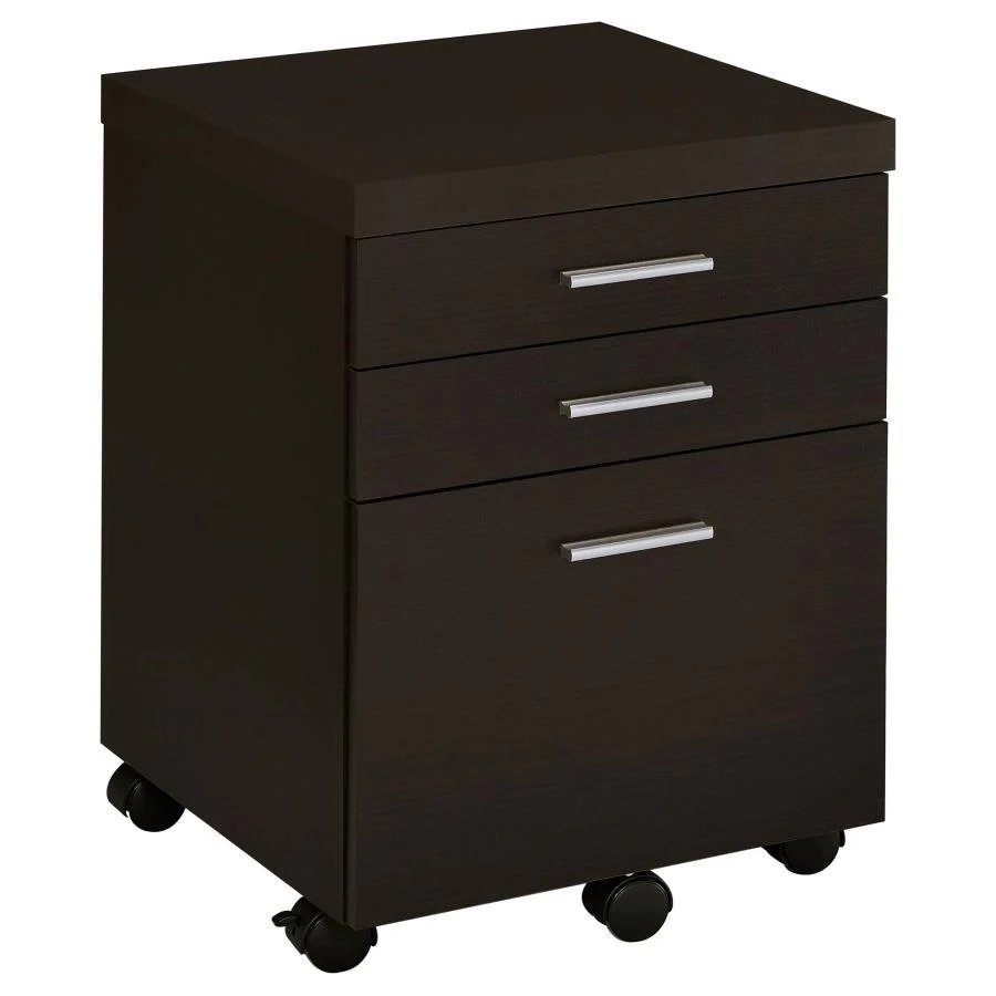 Skylar - 3-drawer Mobile File Cabinet - Funk Metal Works LLC