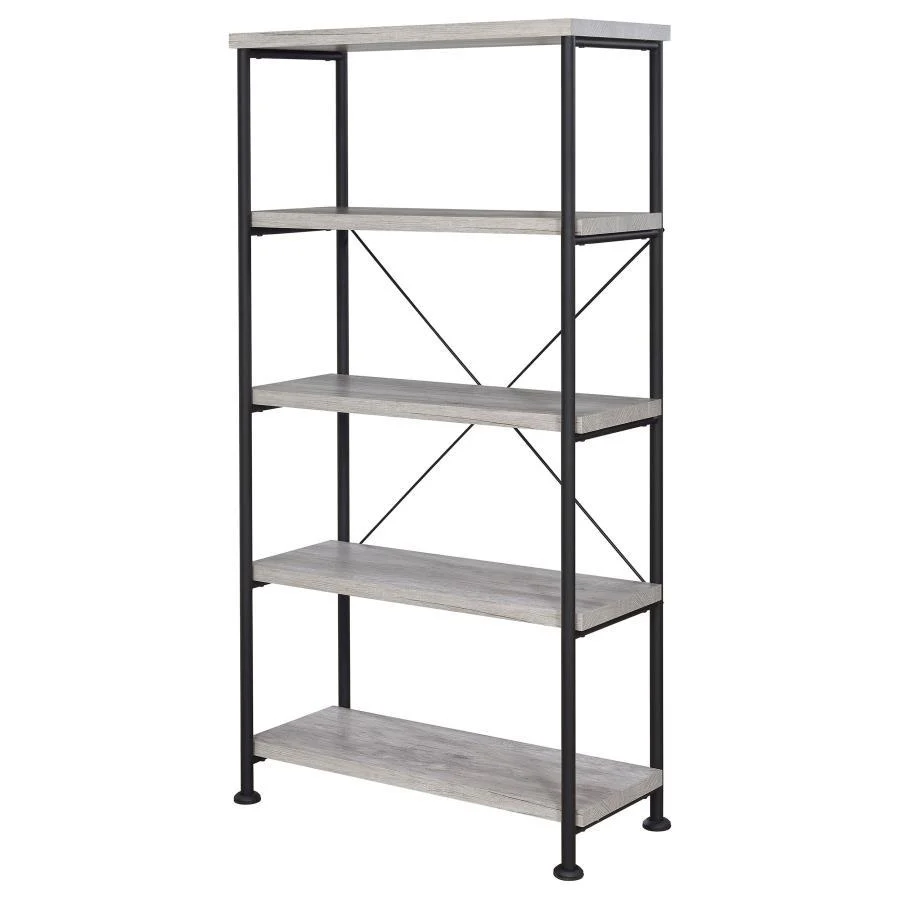 Analiese - 4-shelf Bookcase - Funk Metal Works LLC