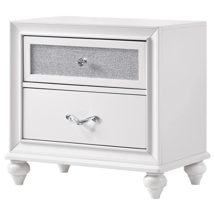 Barzini - 2-drawer Nightstand - Funk Metal Works LLC
