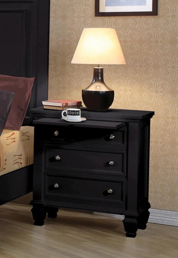Sandy Beach - 3-drawer Nightstand - Funk Metal Works LLC