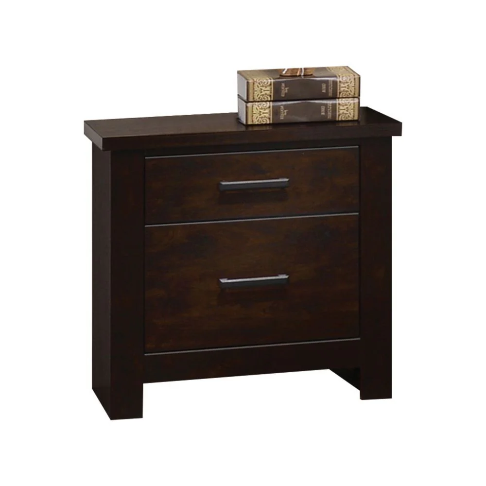 Panang - Nightstand - Mahogany - Funk Metal Works LLC
