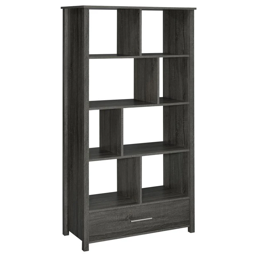 Dylan - Standard Bookcase - Gray - Funk Metal Works LLC