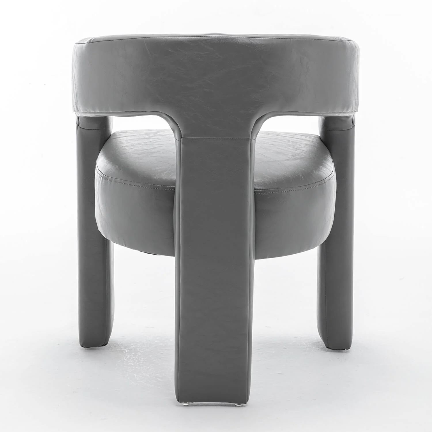 SEYNAR Modern Glam PU Leather Upholstered Dining Chair - Funk Metal Works LLC