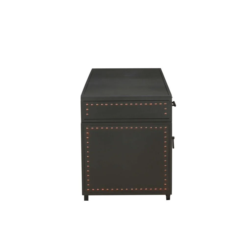 Actaki - Desk - Sandy Gray - Funk Metal Works LLC
