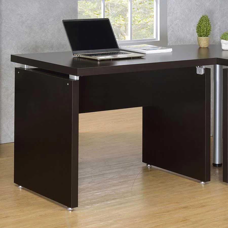 Skylar - Extension Desk - Brown - Funk Metal Works LLC