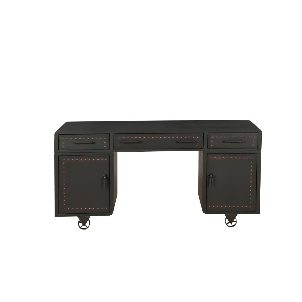 Actaki - Desk - Sandy Gray - Funk Metal Works LLC