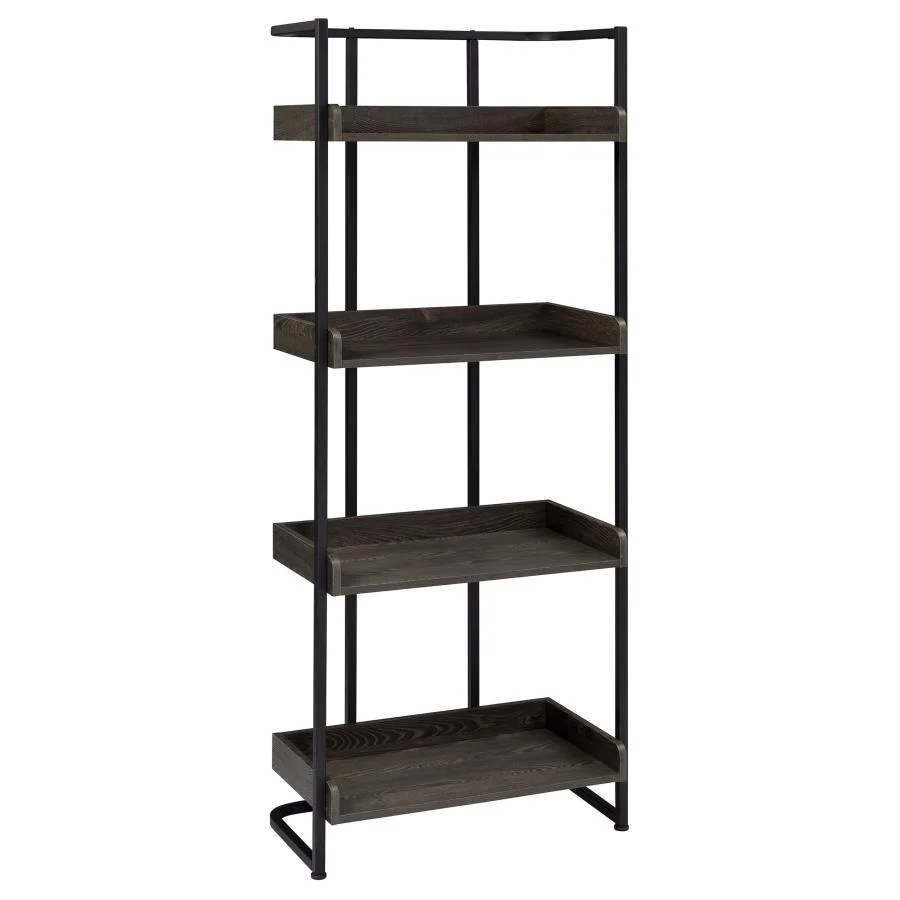Ember - 4-shelf Bookcase - Funk Metal Works LLC