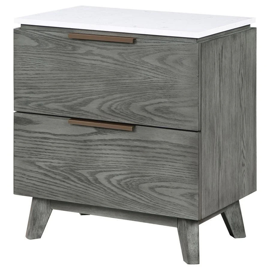 Nightstand - Dark Gray - Funk Metal Works LLC