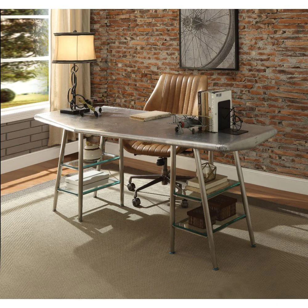 Brancaster - Desk - Aluminum - Metal - 30