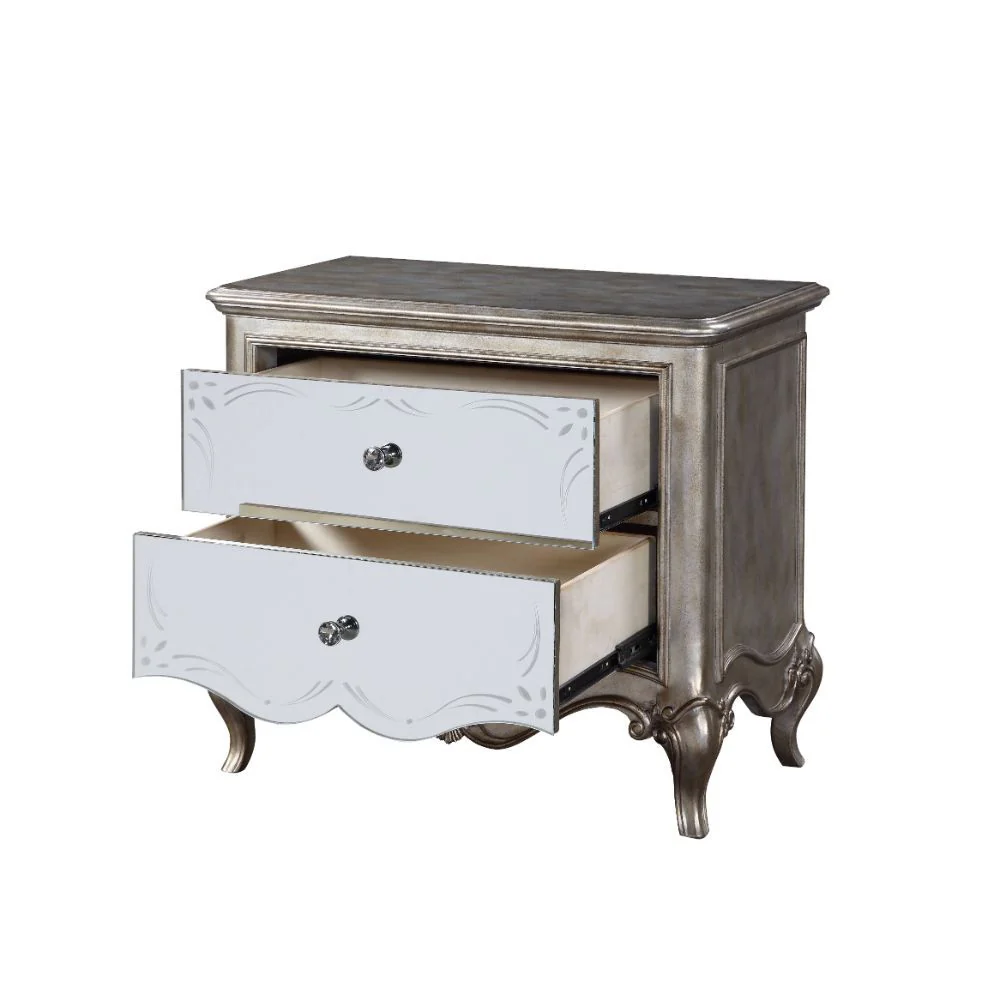 Esteban - Nightstand - Antique Champagne - 28