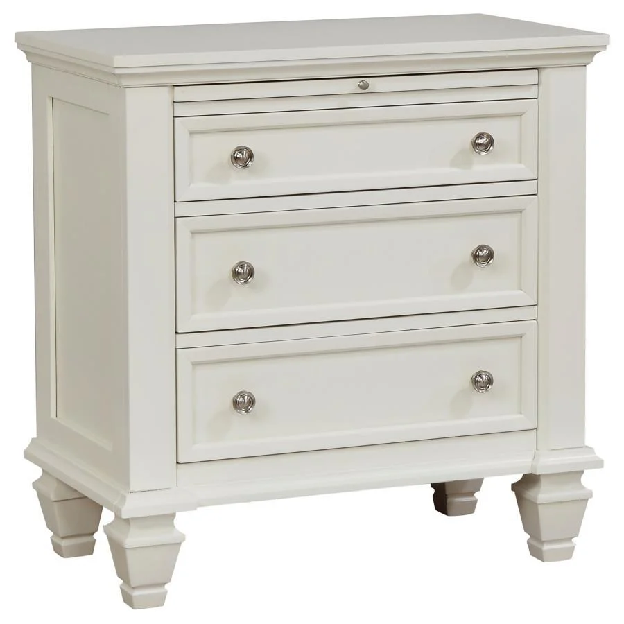 Sandy Beach - 3-drawer Nightstand - Funk Metal Works LLC