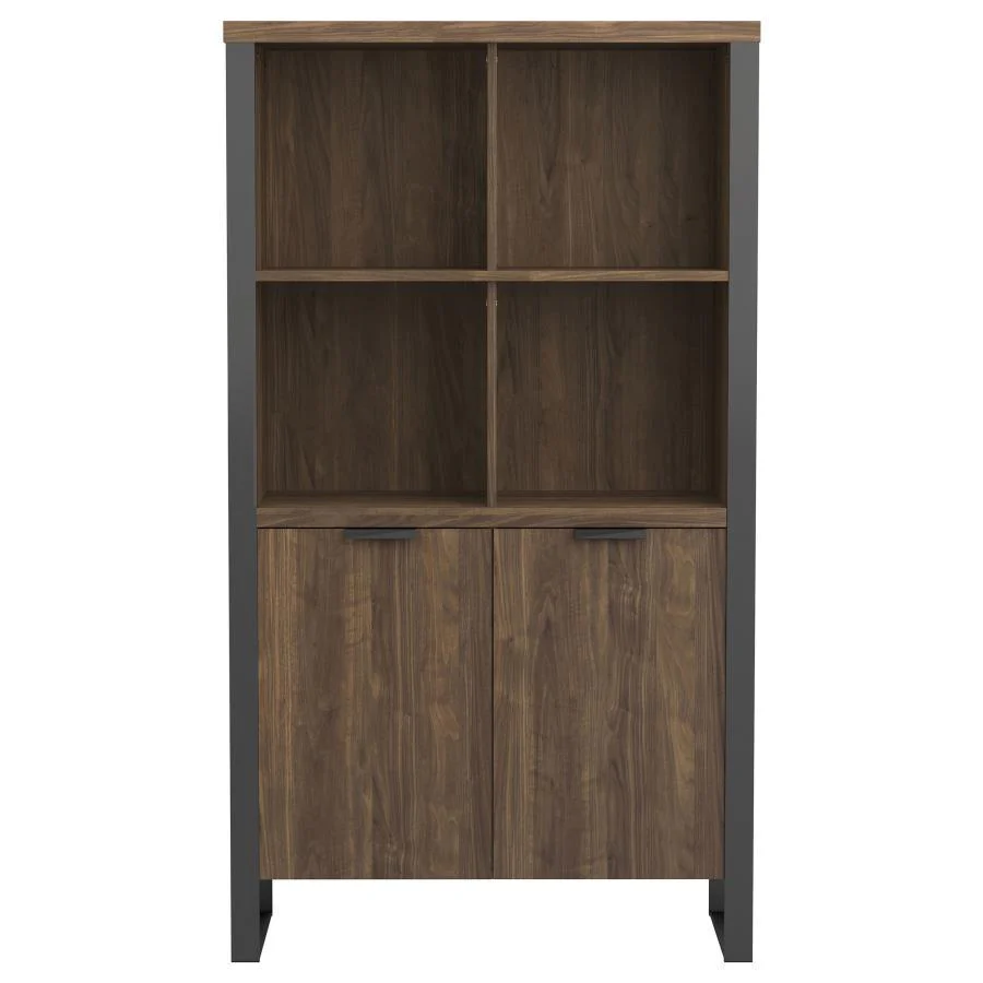 Pattinson - Bookcase - Brown - Funk Metal Works LLC