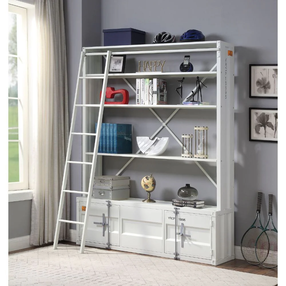 Cargo - Bookshelf & Ladder - Funk Metal Works LLC