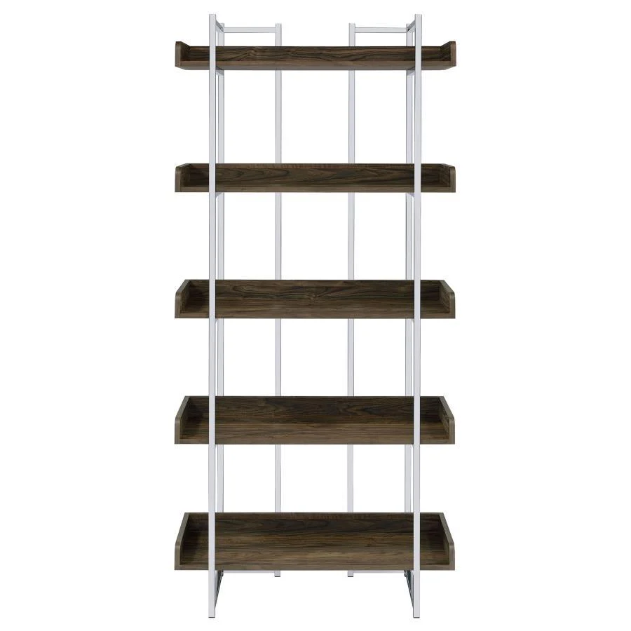 Angelica - Bookcase - Brown - Funk Metal Works LLC
