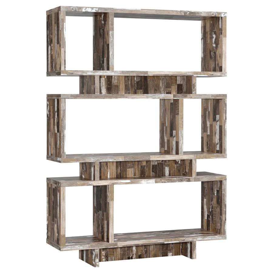 Coaster - 3-tier Geometric Bookcase - Funk Metal Works LLC