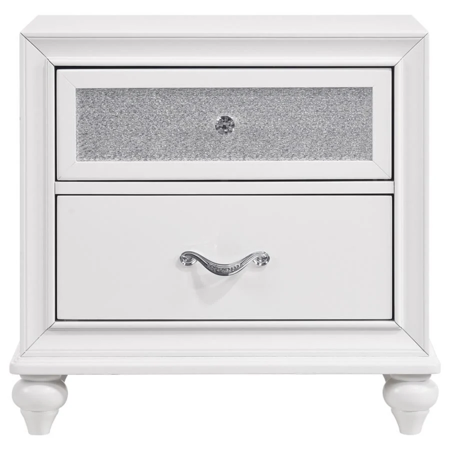 Barzini - 2-drawer Nightstand - Funk Metal Works LLC