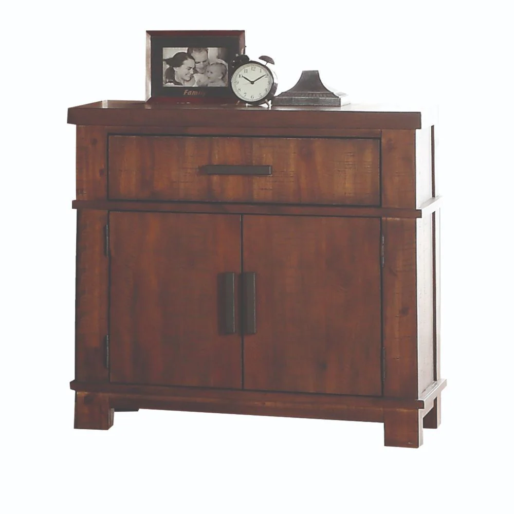 Vibia - Nightstand - Cherry Oak - Funk Metal Works LLC