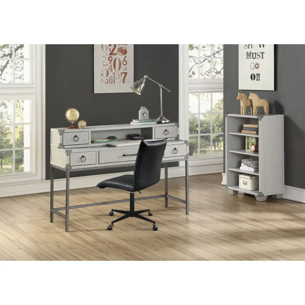 Orchest - Desk Hutch - Gray - Funk Metal Works LLC