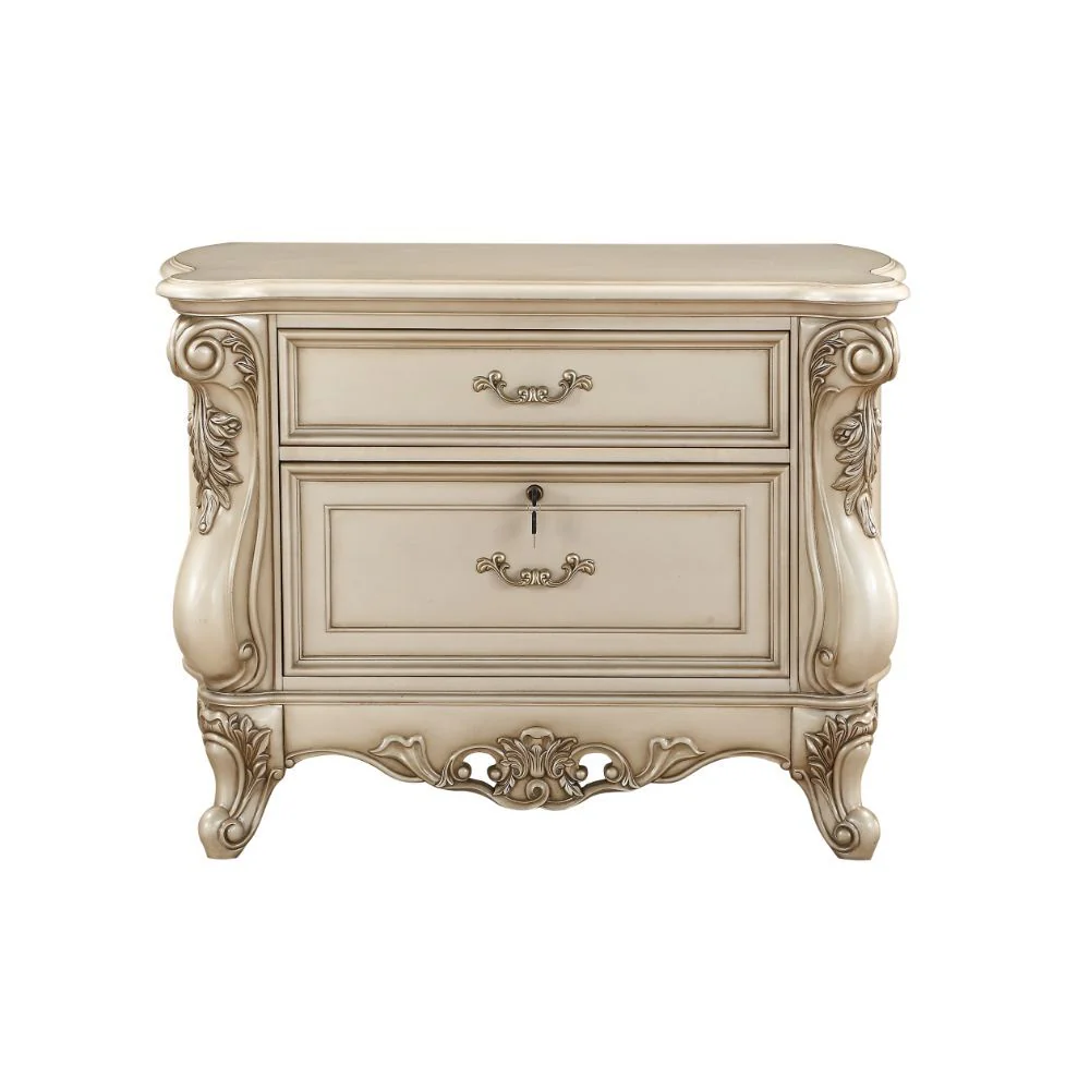 Gorsedd - File Cabinet - Antique White - Funk Metal Works LLC