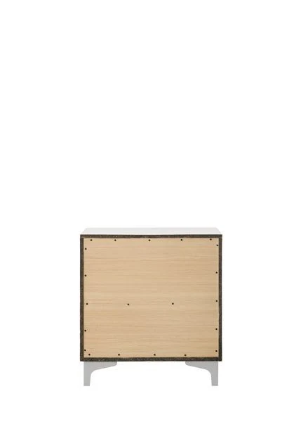 Casilda - Nightstand - White Finish - Funk Metal Works LLC