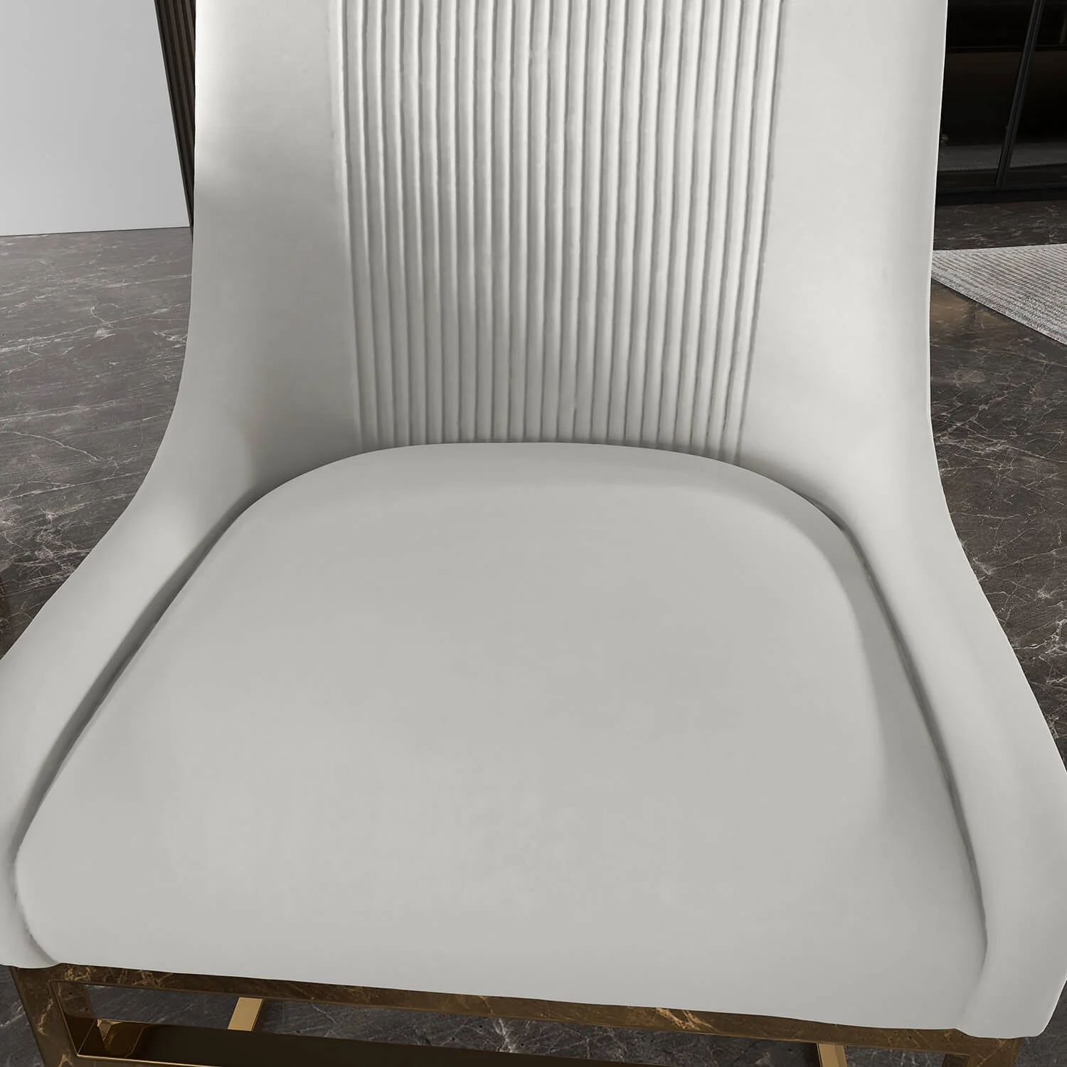 SEYNAR Contempoary Velvet Dining Chair with Metal Frame Legs, set of 2/4/6/8 - Funk Metal Works LLC
