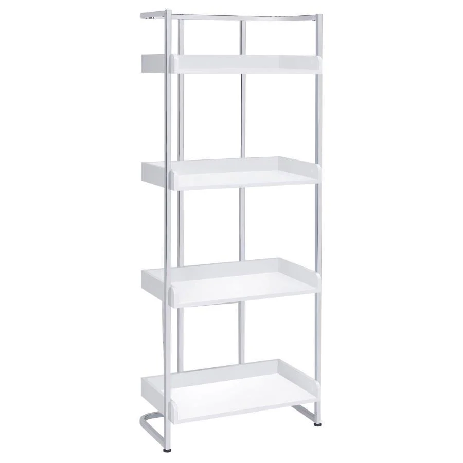 Ember - 4-shelf Bookcase - Funk Metal Works LLC