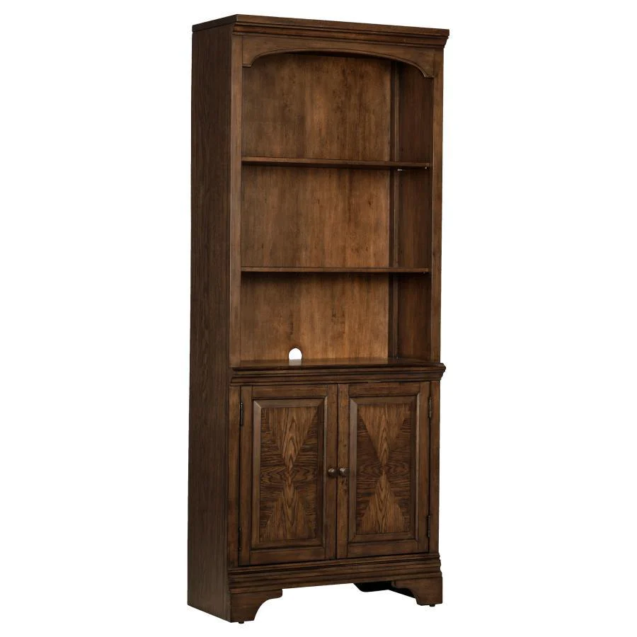 Hartshill - Bookcase With Cabinet - Funk Metal Works LLC