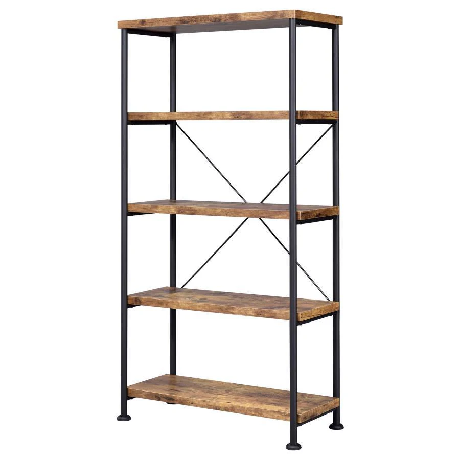 Analiese - 4-shelf Bookcase - Funk Metal Works LLC