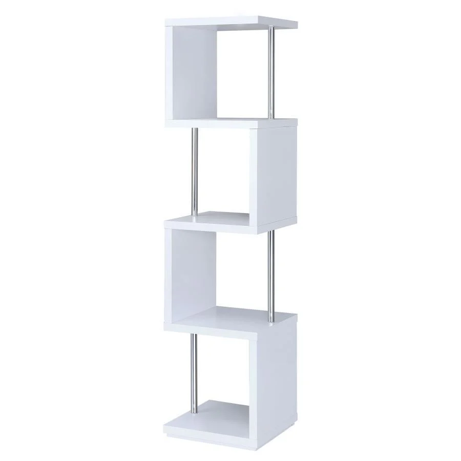 Coaster - 4-shelf Bookcase - Funk Metal Works LLC