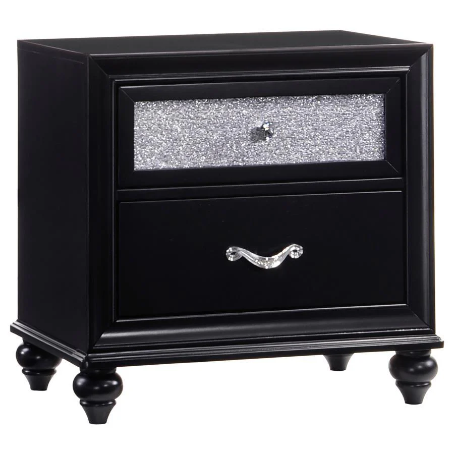 Barzini - 2-drawer Nightstand - Funk Metal Works LLC